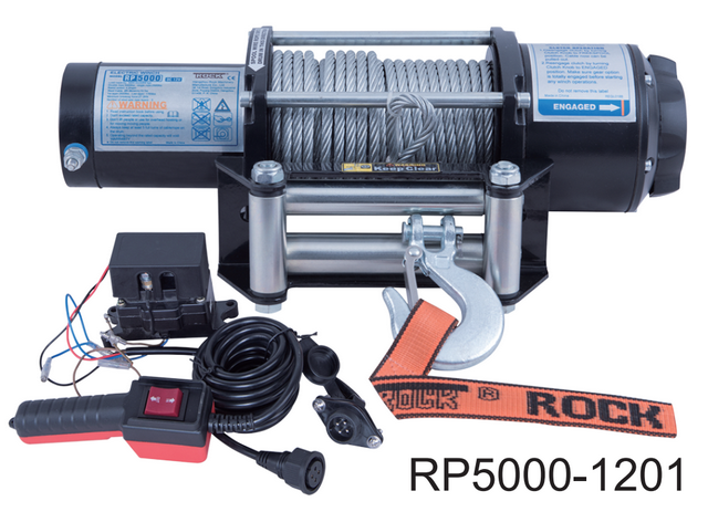Rock, RP5000 elektrische trailerlier 12 Vdc 3,8HK 2268 kg