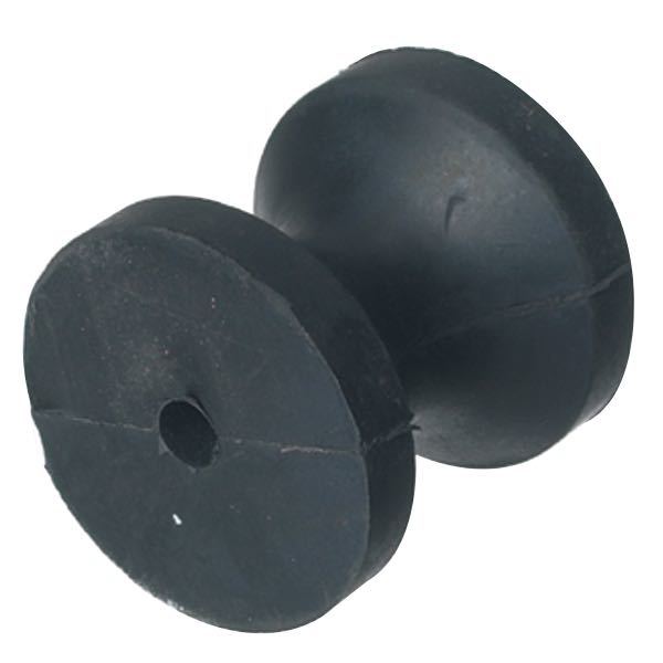 SeaTec stævnrulle set forfra, 76x76mm med hul Ø:13 mm