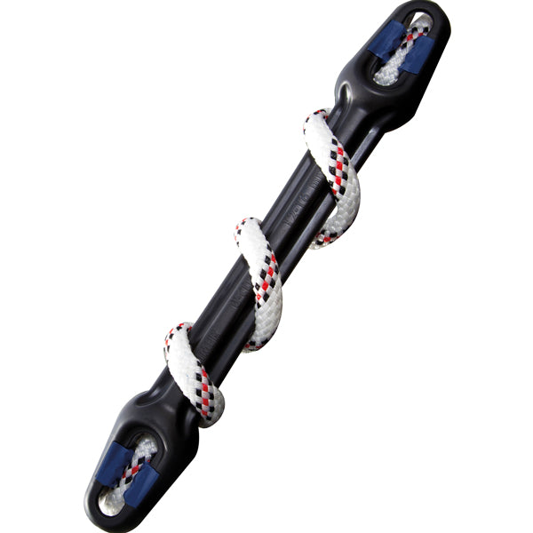 Unimer U-Cleat fortøjningsfjeder set fra siden, klar til montage