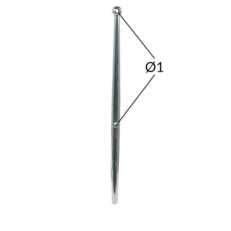 SeaTec Scepter RF 610mm kugle top i nærbillede med glat overflade.