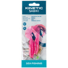 Kinetic Sabiki Twister XL krog i pink/sølv med detaljer om størrelse #8/0