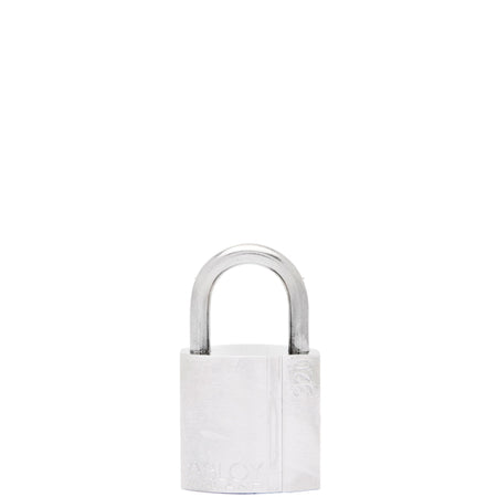Abloy hængelås set forfra med bøjle og detaljer
