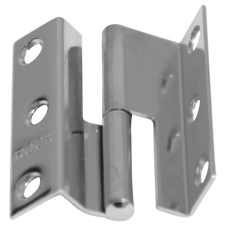Roca dørhængsel 35x55mm set forfra, højre RF med messingfinish