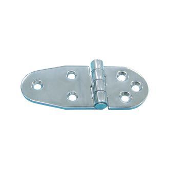 SeaTec hængsel 97.5 x 40mm i rustfrit stål set fra siden