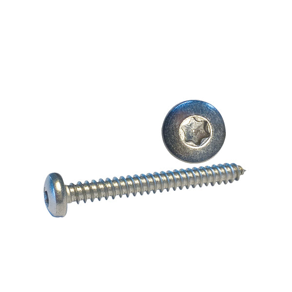 1852 panhoved skrue 5,5 x 32 A4 Torx i en pakke med 100 stk.