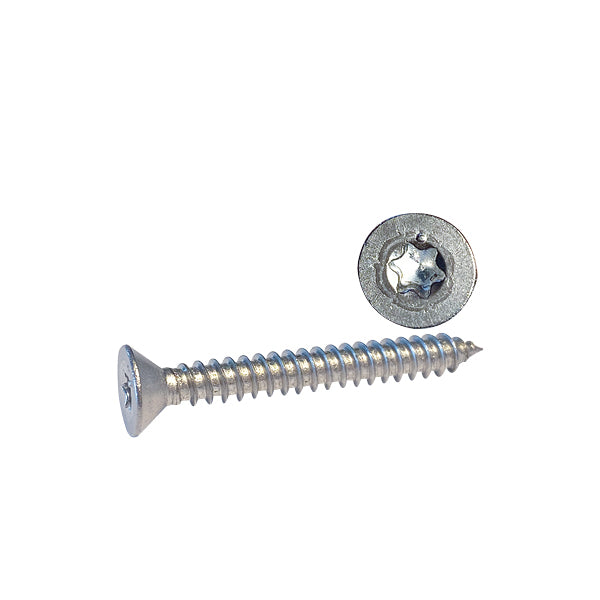 1852 undersænket skrue 5.5 x 25 A4 Torx set fra siden