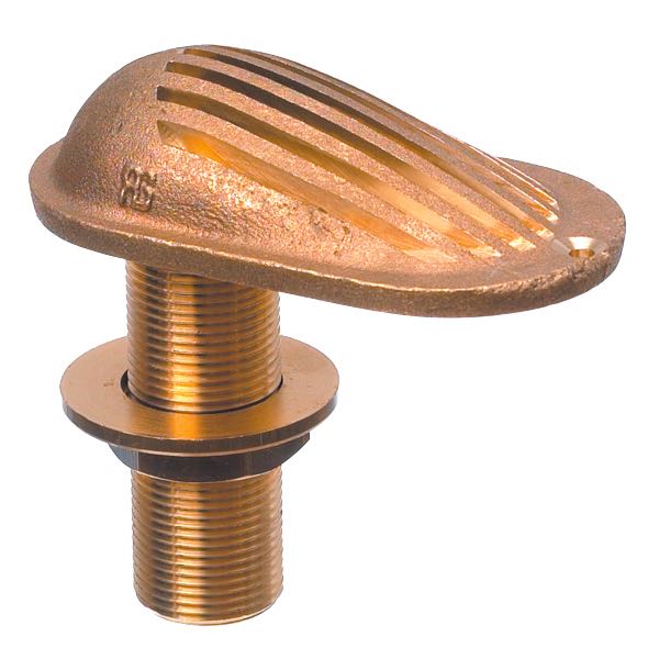 Guidi vandindtag 3/8" i messing, set fra siden.
