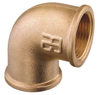 Guidi bøjning 90° ind/ind 1 1/2" set fra siden