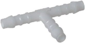 SeaTec plast t-stykke 8mm set fra siden med klar baggrund
