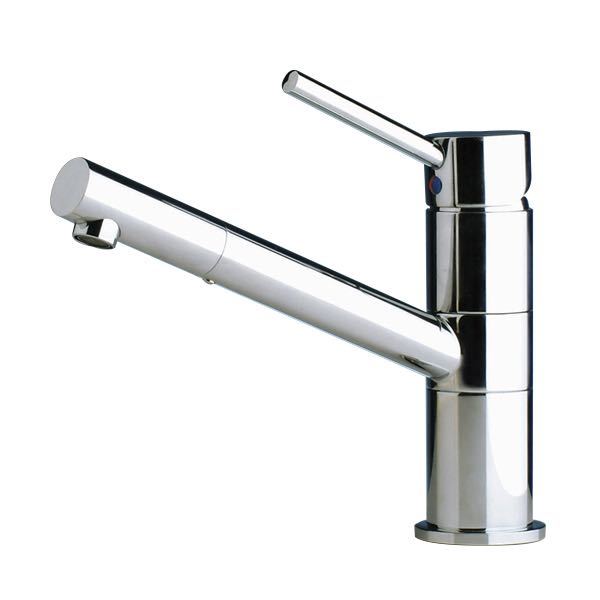 Barka Etgrebs blandingsbatteri MI med svingtud set forfra