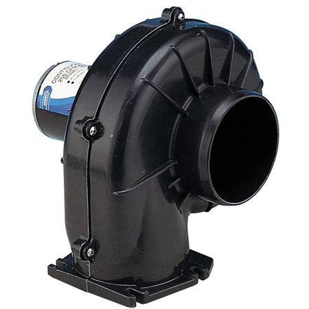 Jabsco motorrums ventilator flangemontering set fra siden.