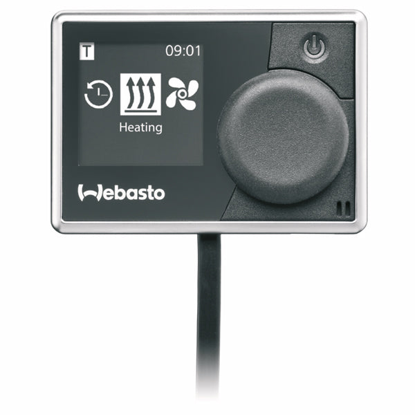 Webasto Multicontroller til Thermo Top Evo Marine installeret på bådens instrumentbræt