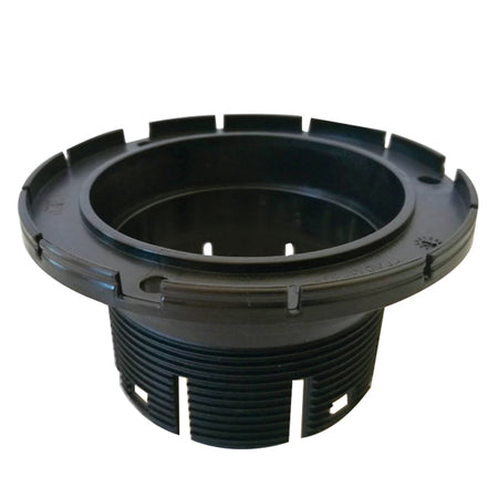 Autoterm varmluftdyse i sort med en diameter på 60 mm