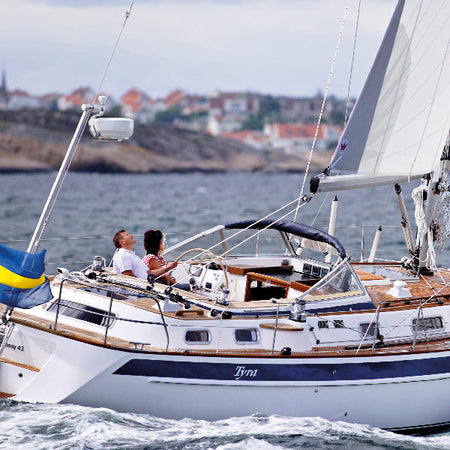 Set fra siden, ScanStrut radar holder i brug