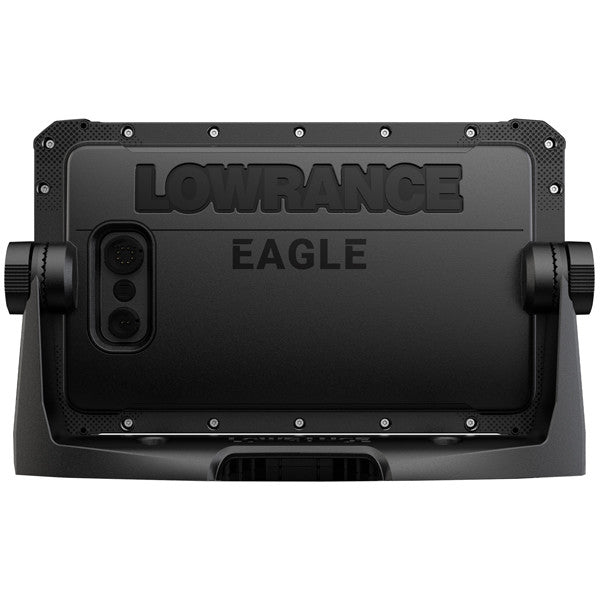 Lowrance 9 HDI i brug, der viser fiske- og dybdekort