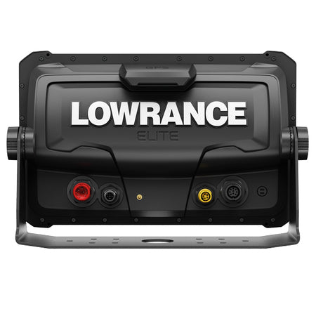 Lowrance Elite FS 10 med Active Imaging transducer, monteret på båd.