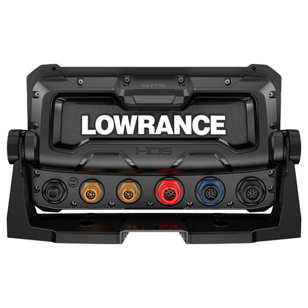 Skærmbillede af Lowrance HDS-10 PRO med navigationsdata