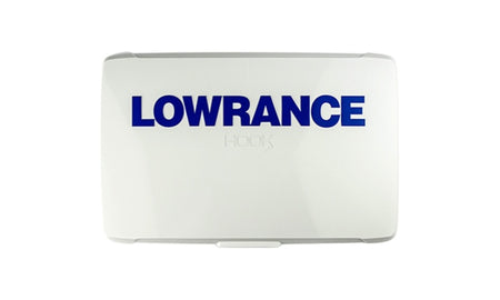 Lowrance sun cover til hook2 12" monteret på båd