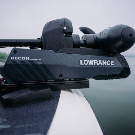 Lowrance RECON motor vist med elektriske tilslutninger