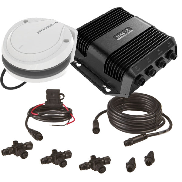 Simrad Nac-2 autopilot computer core pakke til både 26-50 fod, set fra siden.