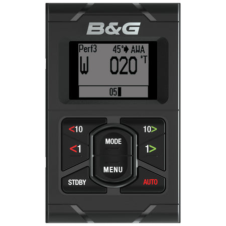 B&G H5000 autopilot controller set fra fronten med tydelige betjeningselementer