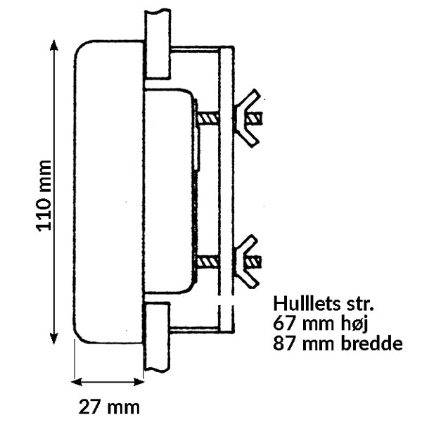 Close-up af Nasa Clipper duet med transducer til 12 V