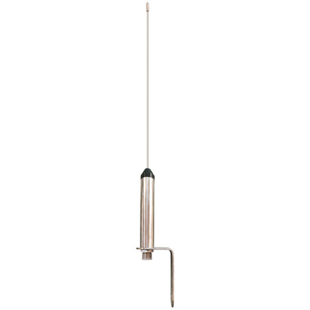 VHF sejlbådsantenne fra 1852, 99 cm i højden, i produktionsmiljø.