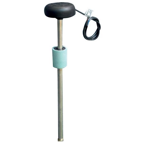 SIC giver brændstof/vand, 25 cm, monteret på båd