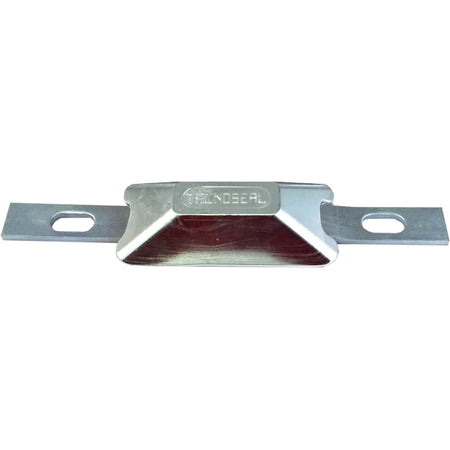 Tecnoseal zinkanode set fra siden med mål 42×24 mm