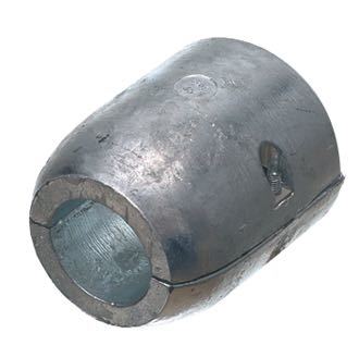 BAC Bera akselanode set forfra med zinkbelægning