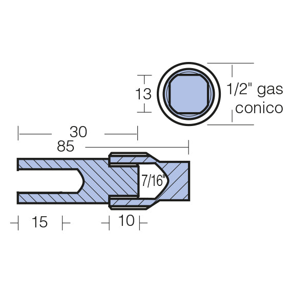 Oversigt over Tecnoseal zink stave, ideel til beskyttelse af motoren.