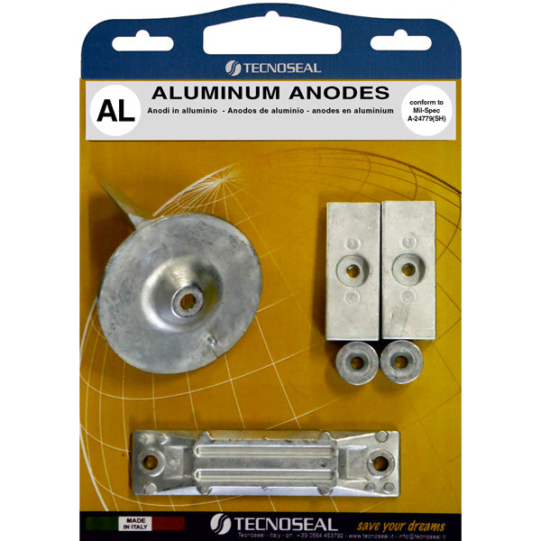 Tecnoseal alu anode kit til Honda på hvid baggrund