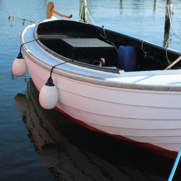 Dan-Fender monteret på båd, klar til brug