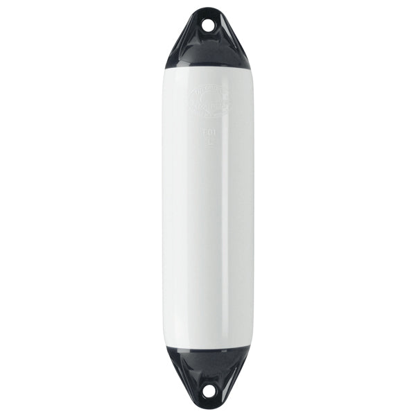 Polyform F7 fender monteret på en båd