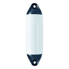 Polyform F01M fender i hvid og sort set forfra