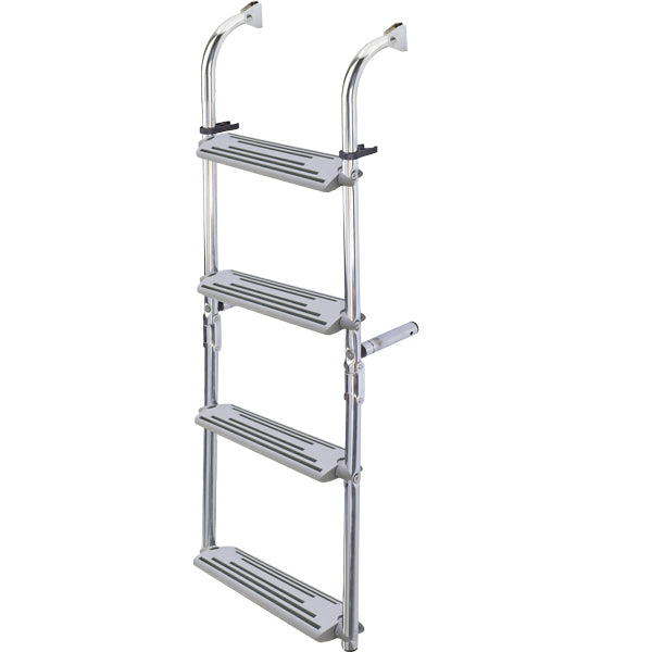 Nuova Rade badestige set fra siden med seks trin og solid konstruktion.