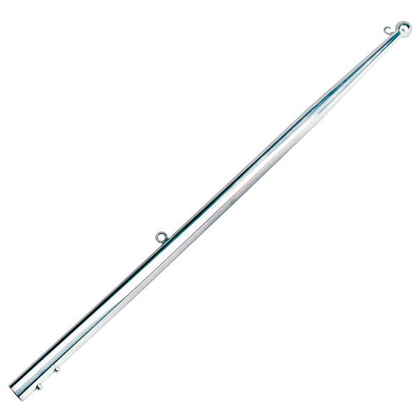 SeaTec flagspil monteret på en båd med klart syn på detaljer