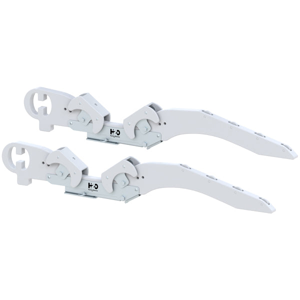 Hurley Davit H2O 10" set fra siden, monteret på båd