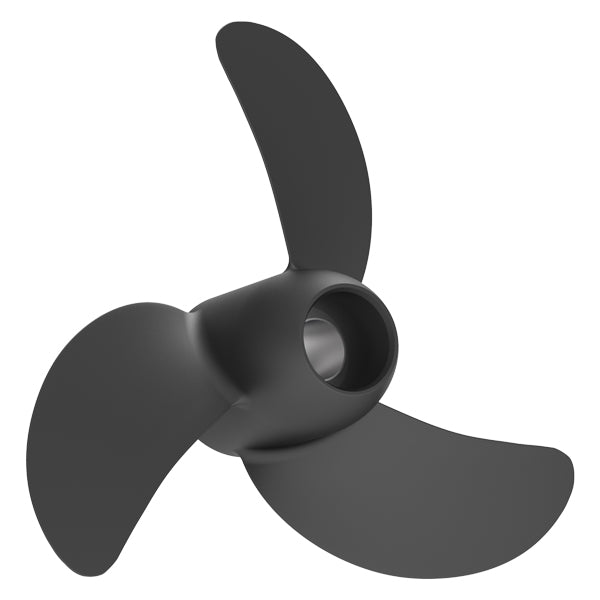 Epropulsion aluminiumspropel 12,6"×8,7" set fra siden til elektrisk motor