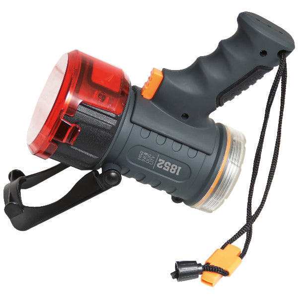 Sidevisning af 1852 LED Spot, der viser lysfordelingen