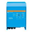 Victron inverter/lader Multiplus, set fra siden, med specifikationer synlige.