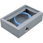 Victron monteringsboks til batterialarm set skråt fra foran, 80×150×50 mm
