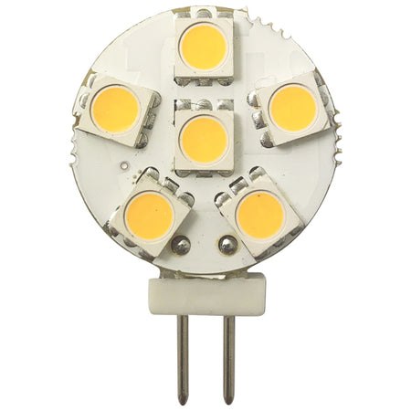 1852 LED G4 spot på en båd, monteret i en lampe