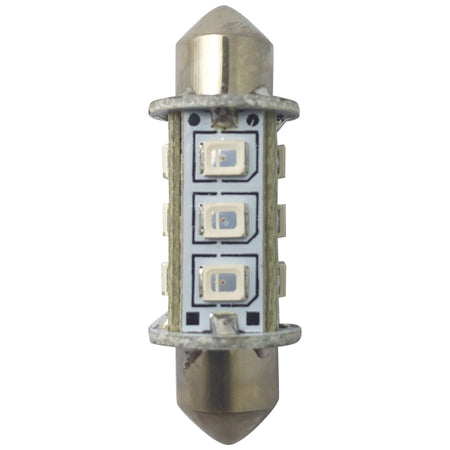 LED lantern pinolpære fra 1852, set forfra, klar til installation på båd.