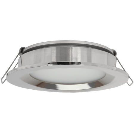 Casolux Maria stor RF stål lampe set forfra med lys
