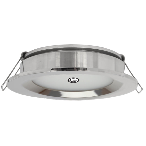 Casolux Maria lille alu lampe i grå farve, set forfra