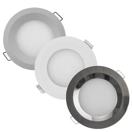 Casolux Maria mellem RF stål lampe set forfra