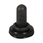 SeaTec gummihætte i sort epdm, set fra siden med glat overflade.