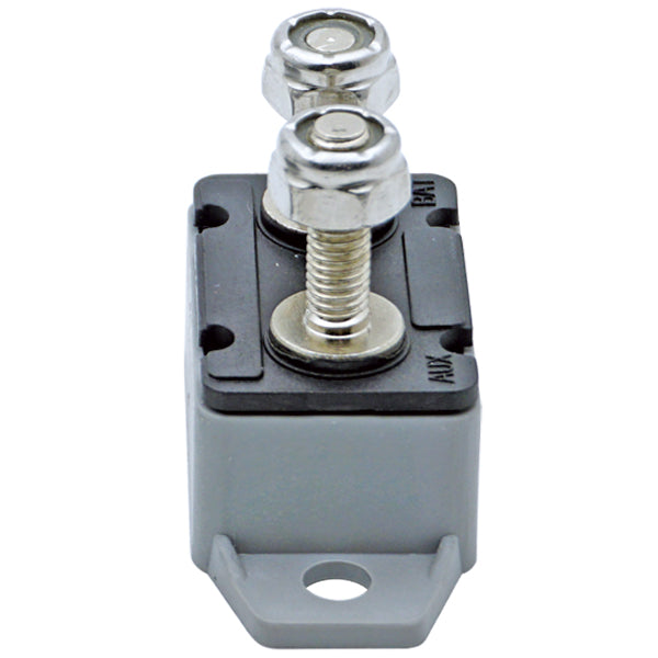 Termosikring 40Amp 12-28Vdc fra 1852, set forfra med ledninger