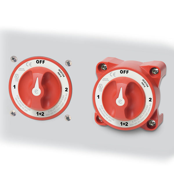 Bagview af Blue Sea Systems Hovedafbryder med tilslutninger